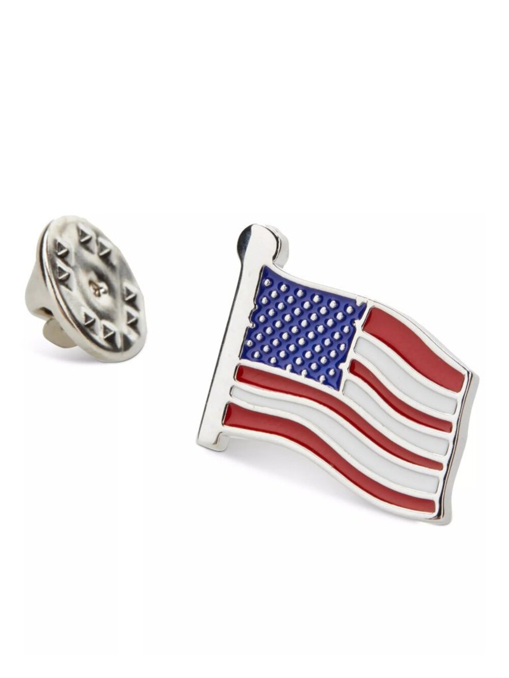 Perry Ellis Portfolio Men's Patriotic USA American Flag Novelty Lapel Pin Brooch